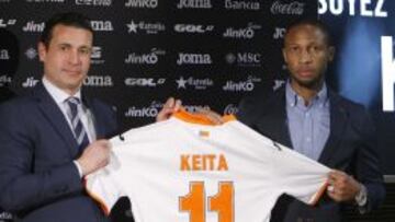 Keita, presentado con el 11: "En 10 días estaré en condiciones"