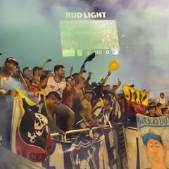 El apoyo de la hinchada de Millonarios en Orlando