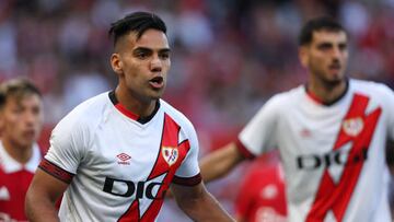 Radamel Falcao García, delantero colombiano del Rayo Vallecano