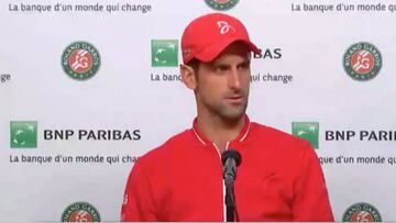 Djokovic desvela un aspecto que puede ayudarle en la final y que nunca le había ocurrido a Nadal