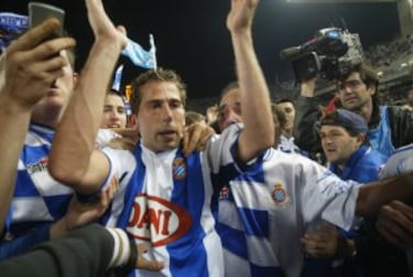 Temporada 2003-04: El Espanyol se salva en la ltima jornada de Liga en un partido ante el Murcia en el que Tamudo marc el gol de la victoria. Sum un total de 19 goles en esa temporada. 