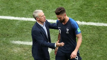 Deschamps: Giroud criticism unfair as striker goes fourth