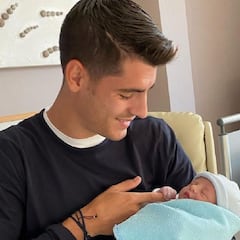 Alice Campello rescata una foto de Morata de niño y asombra el parecido con su hijo Edo