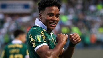 Endrick, delantero de Palmeiras.