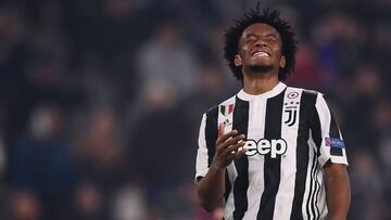 Juan Cuadrado a&uacute;n est&aacute; ausente en la Juventus y no ha jugado en lo que va de 2018.