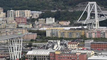 Un ex del Cagliari sobrevive al derrumbe del puente en Génova