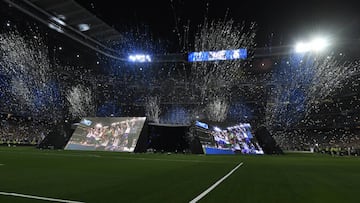 El Bernabéu, en la final de Cardiff 2017.