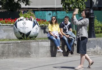 Las calles de Kiev ya se preparan para la final de la Champions