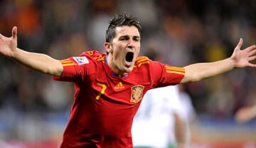 El delantero español se coronó en Sudáfrica 2010 con cinco anotaciones, para un total de nueve dianas en tres citas mundialistas.
