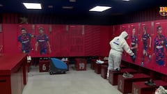 El Camp Nou vuelve a escena: así han desinfectado el estadio
