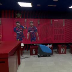 Así fue como desinfectaron el Camp Nou