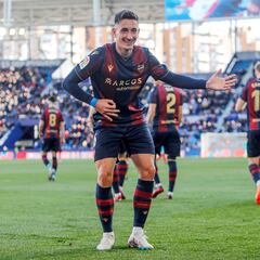 El Levante asalta el liderato al son de Pablo Martínez