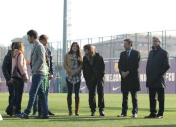 El Barcelona inaugura el 'Campo de entrenamiento Tito Vilanova'