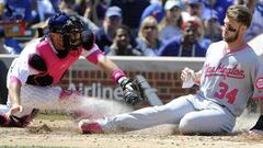 Bryce Harper ha disfrutado de pocas alegr&iacute;as en los &uacute;ltijmos encuentros, pero su comportamiento no es excusable.