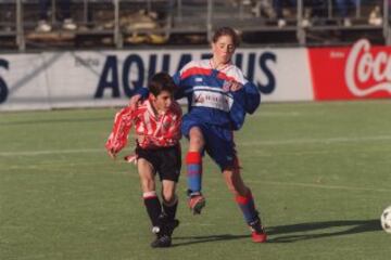 Torres durante el Torneo de Fútbol 7 de Brunete el 27 de diciembre de 1996.
