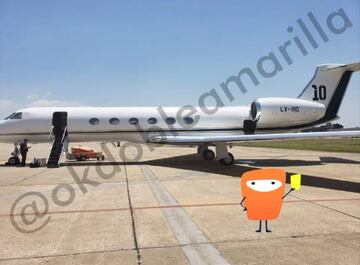 Messi's new 'wings' arrived in Buenos Aires on Friday