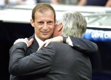 Allegri y Ancelotti.