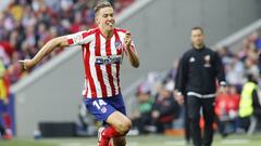 Marcos Llorente, en un partido del Atl&eacute;tico de Madrid.