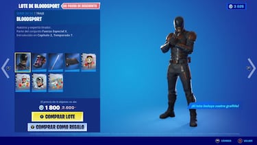 Fortnite: skin BloodSport de The Suicide Squad ya disponible; precio y contenidos