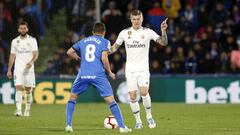 Kroos, ante el Getafe.