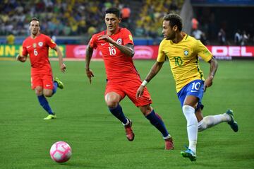 Las mejores imágenes del duelo entre Chile y Brasil