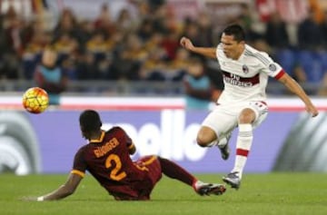 Carlos Bacca se destacó en el juego del Milan.