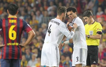 Ramos fue centrocampista en aquel Clásico de 2013 que supuso una derrota (2-1) del Madrid de Ancelotti.