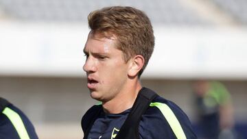 Rolón, jugador del Málaga.