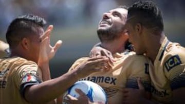 Alejandro Castro marc&oacute; el primer gol para los Pumas de la UNAM. 