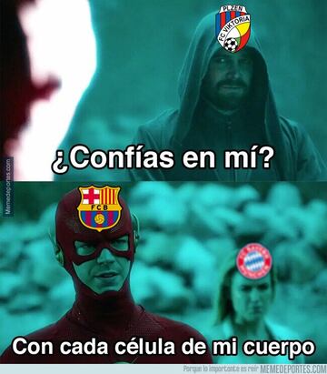 Los memes de las eliminaciones del Barça y Atleti en Champions