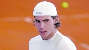 <b>PREPARADO. </b>Nadal tensa sus músculos de cara a Roland Garros.