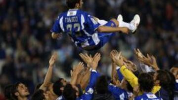 Tamudo hará el saque de honor en Cornellá ante el Real Madrid