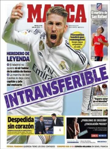 Portadas de la prensa deportiva