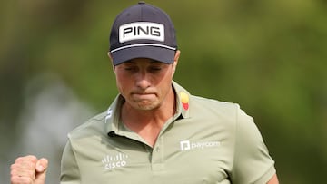 Hovland triumphed at Innisbrook Resort and Golf Club after Justin Thomas had appeared set to win for the first time in almost three years.