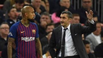 Las razones que dio Valverde por el tardío ingreso de Vidal