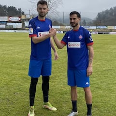 Andoni López y Javi Ros, muy ilusionados con el reto azul