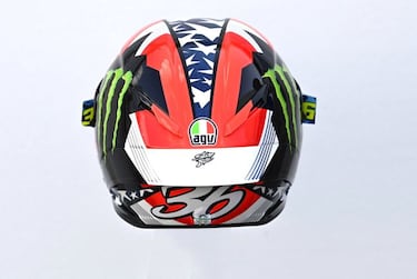 Mir y Rins homenajean en sus cascos a Schwantz y Hayden