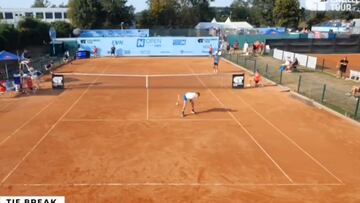Utter chaos: tennis match ends with a shocking handshake, racquet throwing, and singing