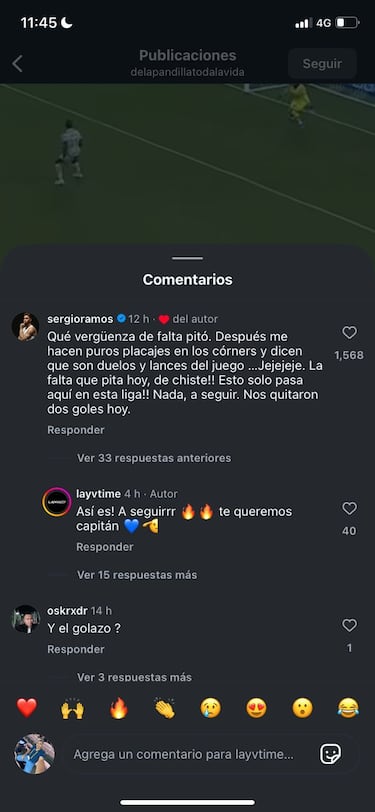 Sergio Ramos se fastidia en México