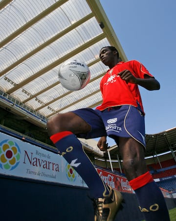 Sunny, en su presentacin con Osasuna. 