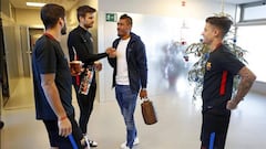 Coutinho conoció a sus compañeros; Suárez, su anfitrión