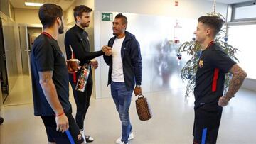 Coutinho conoció a sus compañeros; Suárez, su anfitrión