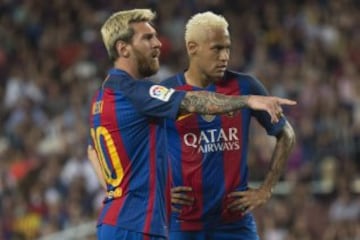 Messi y Neymar.