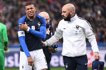 Lesión de Kylyan Mbappé.