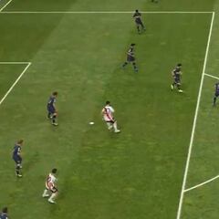 Jugador de PES recreó el golazo de Quintero para River