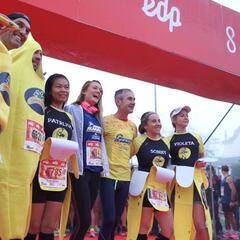 Plátano de Canarias y Mireia Belmonte participan en el EDP Medio Maratón de Sevilla