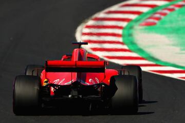 MONTMELO, SPAIN - MARCH 09: Kimi Raikkonen of Finland driving the (7) Scuderia Ferrari SF71H on track during day four of F1 Winter Testing at Circuit de Catalunya on March 9, 2018 in Montmelo, Spain. (Photo by Dan Istitene/Getty Images)