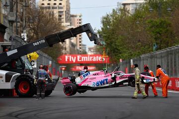 La loca carrera en el circuito urbano de Bakú