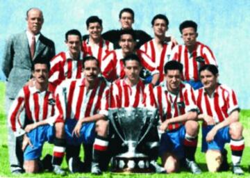 El 13 de abril de 1941 el presidente de la Federación hizo entrega a Mea, capitán rojiblanco, el trofeo que simbolizaba el triunfo en el Campeonato de Liga