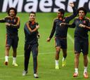 El Real Madrid realizó su último entrenamiento en el Allianz